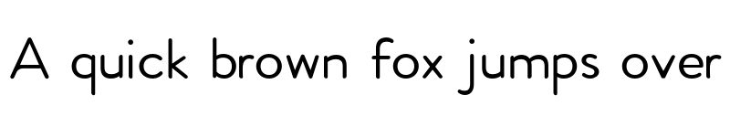 Preview of Febrero Regular font