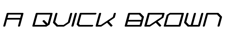 Preview of Federapolis Expanded Italic Expanded Italic font
