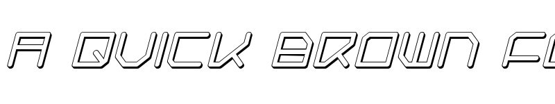 Preview of Federapolis Shadow Italic Italic font