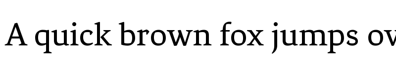 Preview of Fenix Regular font