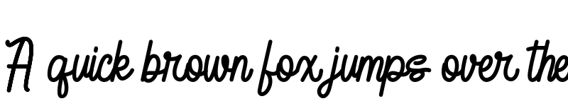 Preview of Feri Candi Regular font