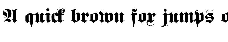 Preview of Fette classic UNZ Fraktur Regular font