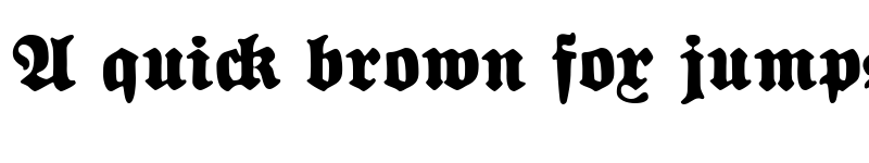 Preview of Fette National Fraktur Regular font