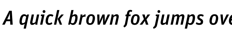 Preview of FF Unit Pro Medium Italic font