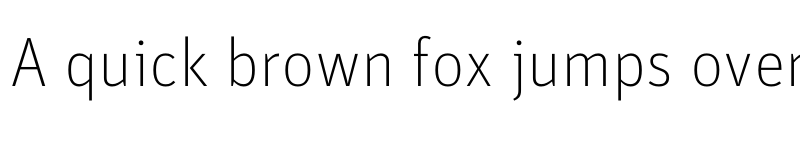 Preview of FF Unit Pro Thin font