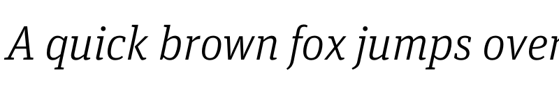 Preview of FF Unit Slab Pro Light Italic font