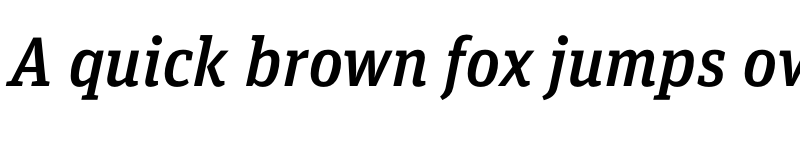 Preview of FF Unit Slab Pro Medium Italic font