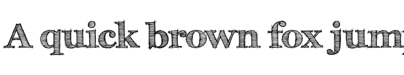 Preview of FFF Tusj Bold font