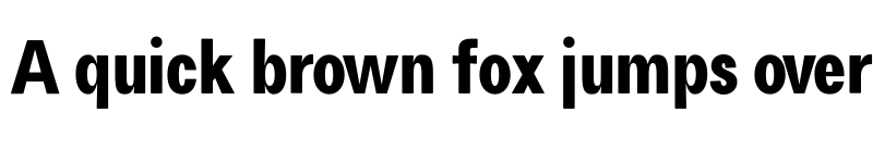 Preview of FH Oscar Condensed Test Black font