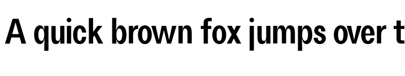 Preview of FH Oscar Condensed Test Bold font