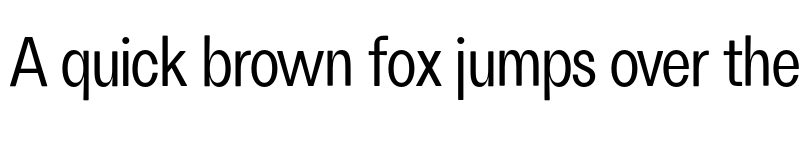 Preview of FH Oscar Condensed Test Regular font