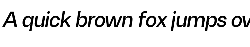 Preview of FH Oscar Test Semi Bold Italic font