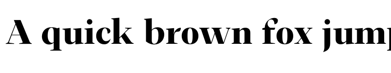 Preview of FH Phemister Display Test Bold font