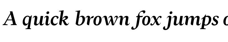 Preview of FH Phemister Test Medium Italic font