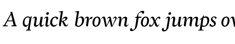 Preview of FH Phemister Test Regular Italic font