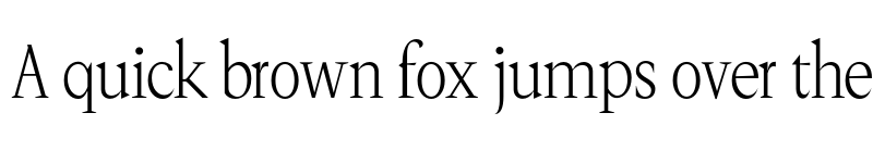 Preview of FH Ronaldson Condensed Test Light Condensed font