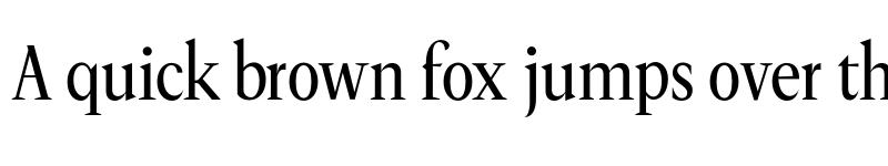 Preview of FH Ronaldson Condensed Test Medium Condensed font