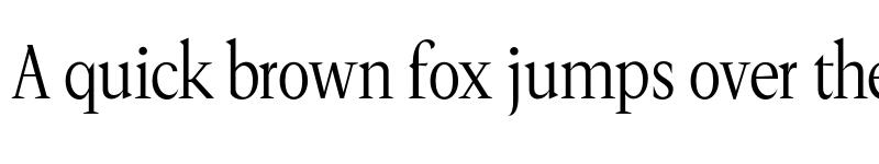 Preview of FH Ronaldson Condensed Test Regular Condensed font