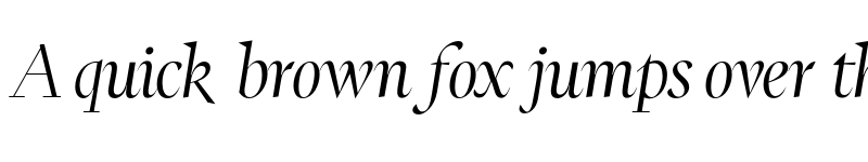 Preview of FH Ronaldson Display Test Light Italic font