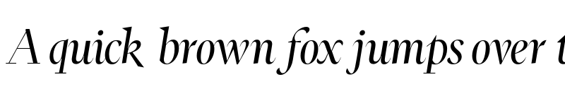 Preview of FH Ronaldson Display Test Regular Italic font