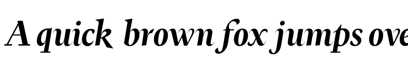 Preview of FH Ronaldson Text Test Bold Italic font