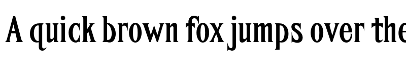 Preview of FHA Condensed French NC Regular font