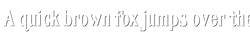 Preview of FHA Condensed French Shade NC Regular font