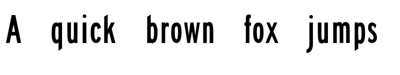 Preview of FHWASeriesB2020 plus20 font