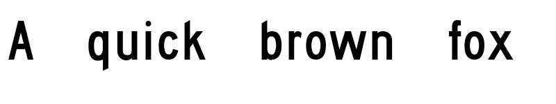 Preview of FHWASeriesC2020 plus30 font