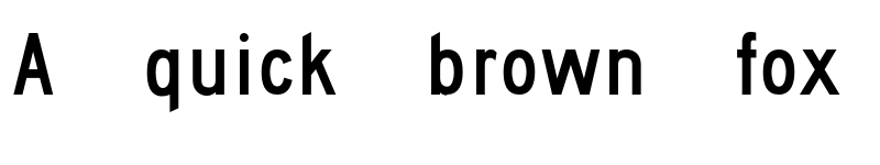 Preview of FHWASeriesC2020 plus40 font