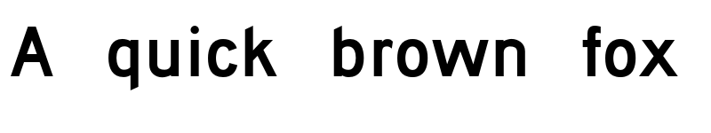 Preview of FHWASeriesD2020 plus20 font