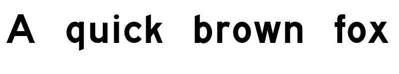 Preview of FHWASeriesE2020 plus30 font