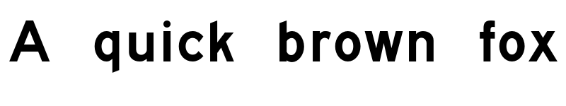 Preview of FHWASeriesE2020 plus40 font