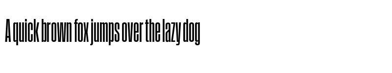 Preview of Field Gothic No.15 Bold XXXCond font