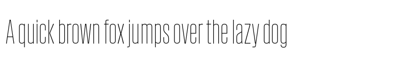 Preview of Field Gothic No.20 XLight XXCond font