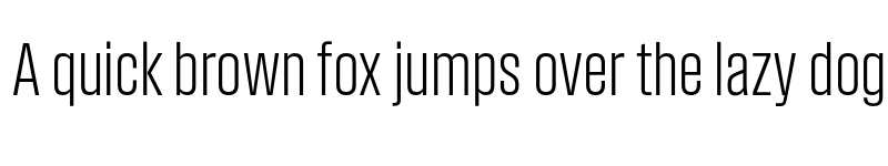 Preview of Field Gothic No.31 Light XCond font