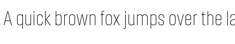 Preview of Field Gothic No.40 XLight Cond font