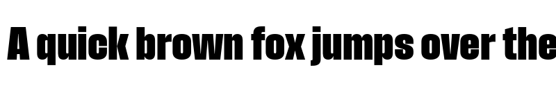 Preview of Field Gothic No.47 XXBold Cond font