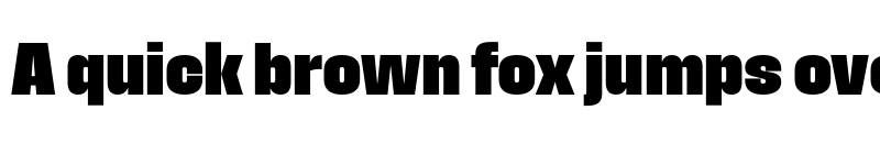 Preview of Field Gothic No.57 XXBold Compact font