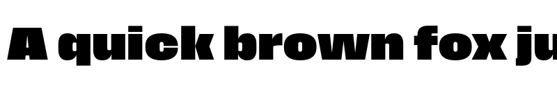 Preview of Field Gothic No.77 XXBold Wide font