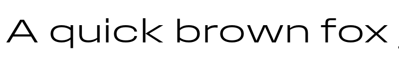 Preview of Field Gothic No.81 Light XWide font