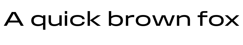 Preview of Field Gothic No.82 Reg XWide font