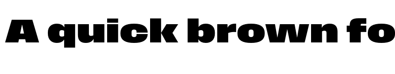 Preview of Field Gothic No.86 XBold XWide font