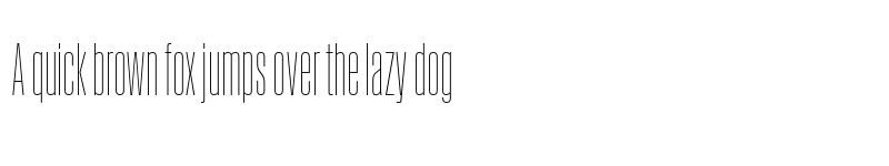 Preview of Field Gothic TEST No.10 XLight XXXCond font