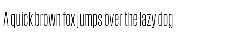 Preview of Field Gothic TEST No.21 Light XXCond font