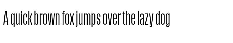 Preview of Field Gothic TEST No.22 Reg XXCond font