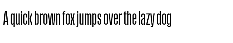 Preview of Field Gothic TEST No.23 Med XXCond font