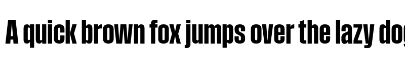 Preview of Field Gothic TEST No.36 XBold XCond font