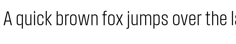 Preview of Field Gothic TEST No.41 Light Cond font