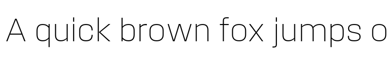 Preview of Field Gothic TEST No.60 XLight font